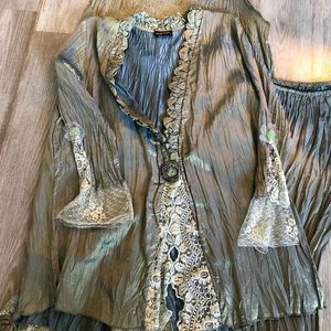 Lee Anderson mother of the bride dress